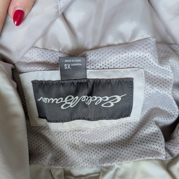 Eddie Bauer Women's Off-White Hooded Weatherproof Trench XS - Picture 16 of 16